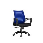 beAAtho® Verona Mesh Mid-Back Ergonomic Home Office Chair | 3-Years Limited Warranty Included | Tilting & Height Adjustable Mechanism, Heavy Duty Metal Base | Ideal for Office Work & Study (Blue)