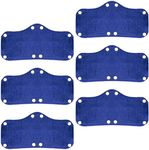 ACERPAL Hard hat Sweatband, Terrycloth Reusable Liner - 6 Pack Blue