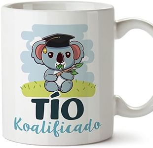 MUGFFINS Tazas para TÍO - En Español - Koalificado/koalificada - 11 oz / 330 ml - Regalo original y divertido