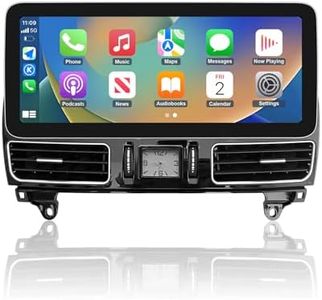 Road Top 12.3 inch Carplay Touchscreen Car Radio for Mercedes Benz ML GL W166 X166 2012-2015 Year with NTG4.5/4.7 System, Support Wireless Android Auto, Mirrorlink