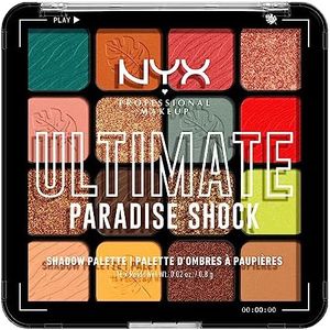 NYX Professional Makeup Ultimate Eye Shadow Palette, Paradise Shock