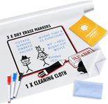 Dry Erase Whiteboard Sticker Wall D