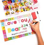 Magnetic Letters 234 Pcs , Uppercas