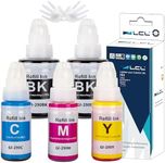 LCL Compatible for Canon GI290 GI-290 (5-Pack 2Black Cyan Magenta Yellow) Ink Bottle for Canon Megatank G3200 G4210 G1000 G1100 G1200, G1310 G1400 G1800 G1810 G1900 G2000 G2100 G2200 G2400 G2800