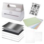 Joelver Maker Electric A4 Die Cutting & Embossing Machine for Arts & Crafts, Scrapbooking & Cardmaking,9” Opening (Grey)