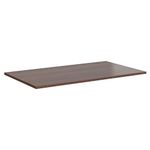 Allcam UK-made MFC Desk-top 1600x800 mm for home office standing desk frames w/Cable Holes + Grommet Covers in Walnut