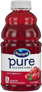 Ocean Spray® Pure Unsweetened Cranberry, 100% Cranberry Juice From Concentrate, 32 Fl Oz Bottle (Pack of 1)