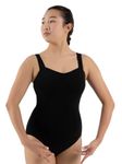 Capezio Women's Princess Tank Leotard, Black, Medium