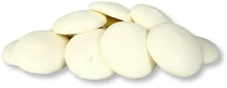 Super White Candy Melts Wafers for Baking and Decorating Bulk Bag - 25 lb (Approx. 4500 pieces)