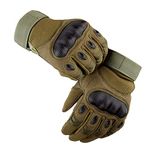 GES Motorbike Gloves, Men Full Finger Motorcycle Gloves Touch Screen ATV Riding Motocross Racing Gloves