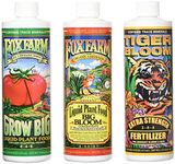 Fox Farm Liquid Nutrient Soil Trio- Pints: Big Bloom, Grow Big, Tiger Bloom (Pack of 3-16 oz. Bottles)