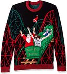 Blizzard Bay Men's Ugly Christmas Sweater Jesus, Black, Small