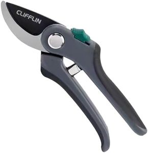 CLIFFLIN, (GS001), 8'' Pruner for Gardening, Bypass Gardening Shears, SK5 Metal Blade, Professional Garden Trimming Scissors, Ideal Garden Tools, Hand Pruners, Green.