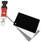 MyGadget Grey Card Set for Digital Photography - White Balance 18% Exposure, Custom Calibration and Camera Checker for DSLR Cameras - Grey | White | Black