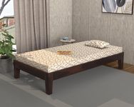 NATRAJ ART & CRAFT Solid Wood Divan Bed for Living Room, Divan Single Bed for Drawing Room, Single Sheesham Bed Without Storage (Natural Finish)