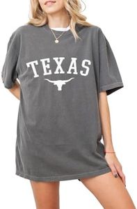 Texas T-Shirt for Men, Women, Unisex - State Pride Graphic Tee - Vintage Short Sleeve Crew Neck Top - 100% Cotton, Pepper, Small