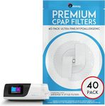 Premium Resway Disposable Hypoallergenic CPAP Filters | Compatible with ResMed Airsense 11 | Ultra Fine Filters for Smoke, Dust, Dander | 40 Replacement Filters