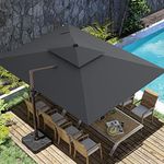 ZLACUIU 10x13FT Cantilever Outdoor 