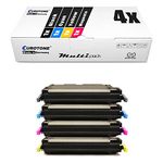 4x Müller Printware Remanufactured toner cartridge for HP Color LaserJet 4700 PH DN N DTN Plus replaces Q5950A-53A 643A