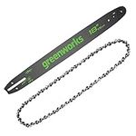 Greenworks 18-Inch Chainsaw Bar & C