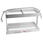 Extreme Max 5001.5858 Aluminum Trailer-Mount Race Fuel Jug Holder - Fits Two 5 Gallon Fuel Containers,Silver