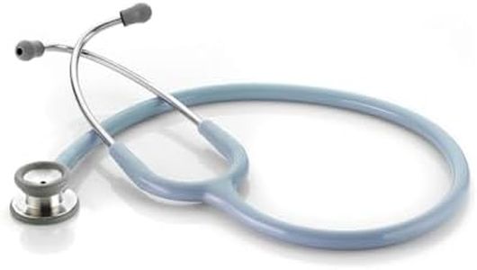 ADC 604LB Adscope Model 604 Premium Pediatric Clinician Stethoscope with Tunable AFD Technology, Lifetime Warranty, Light Blue