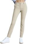 AEROPOSTALE Women's Aero Slim Uniform Pant, Summer Tan, 2