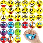 30 Pcs Face Stress Balls,2.5 Inch F