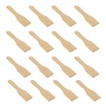 Wooden Raclette Spatula Wood Kitchen Utensils for Non-stick Pans, Cheese Grills, Gourmet Boards, Frying Pans, Fondue, 16 pcs/set