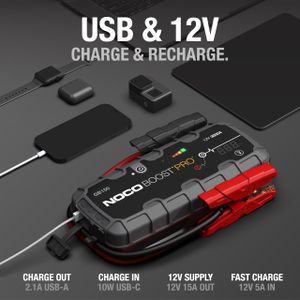 NOCO Boost GB150 Jump Starter – 3000A Portable Battery Power