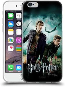 Head Case Designs Officially Licensed Harry Potter Fred & George Weasley Deathly Hallows VIII Soft Gel Case Compatible with Apple iPhone 6 / iPhone 6s