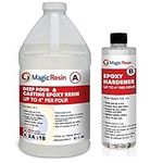 Deep Pour Epoxy Resin for River Table | .75 Gallon (2.85 L) | 4'' DEEP Pour, Casting & Art Epoxy Resin Kit | Crystal Clear and High Gloss | for River Tables, Deep Pour, Casting, Molding