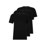 BOSS Men's 3-Pack V Neck Jersey T-Shirts, Black Night, Small