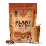 Origin Nutrition 100% Natural Plant Based Protein Powder, 810 gm, Ranked Best Vegan Protein, European Pea Protein Isolate & Pumpkin Seed, Filter Coffee Flavour with 25g Protein Per Serve