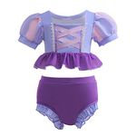 MYRISAM Girls Sofia The First Princess Two Piece Tankini Swimsuits Party Bathing Suits Beach Surf Swimming Swimwear Bikini Set 18-24M