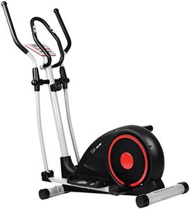 FitnessOne Propel HX 69i Best Elliptical Cross Trainer for Home Use| Max Weight: 100Kgs | Extended Crank for Low Impact Workout| 8 Levels Magnetic Resistance| 7kgs Magnetic Flywheel| 15" Stride Length