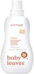 ATTITUDE Baby Laundry Detergent Liquid, Made in Canada, EWG Verified, Safe for Baby Clothes, Infant and Newborn, Vegan Washing Soap, HE Compatible, Pear Nectar, 35 Loads, 1.05 Liters