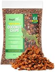 ReptiCasa Organic Coconut Chips Substrate Clean & Ready to Use for Reptiles, Snake, Tortoise, and Amphibian, Natural Fiber Free Husks, Clean Breeding and Bedding Flooring, Odor Absorbing – 10.6 Quarts