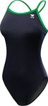 TYR Women’s Hexa Diamondfit Swimsuit Black/Green