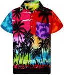 V.H.O. Funky Hawaiian Shirt, Shortsleeve, Mondy Beach, XXL