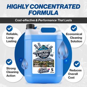 HLS Supplies Composite Decking Cleaner 5L – Removes Dirt & Grime