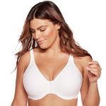 Bali Women's Passion for Comfort Minimizer Underwire Bra, White, 36C