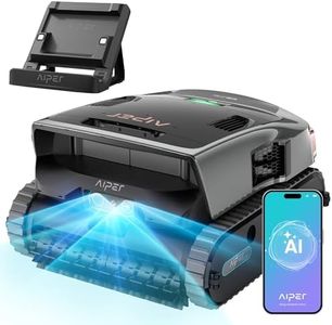 Aiper Scuba V3 Ultra AI-Cognitive Robotic Pool Cleaner & Skimmer with Dual-Camera AI Vision, All-in-One Cleaning, 8,500 GPH Suction, Smart Surface Parking & Multi-Layer Filtration, Grey
