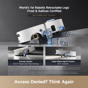 Dreame Aqua10 Ultra Robot Vacuum – White, Smart Floor Cleaner