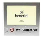 benerini I Love My GodFather ' - Photo Picture Frame Gift - 5 x 3.5