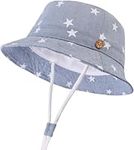 DRESHOW Baby Sun Hat Toddler Sun Protection Animal Cap Unisex Summer Bucket Hat with Chin Strap UPF 50+