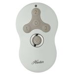 Hunter 99122 Traditional Remote Control from Remote Collection in White Finish, 9.80 inches