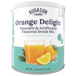 Augason Farms Orange Delight Drink Mix Can, Emergency Food Supply, Everyday Meals, 52 Servings