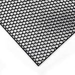 AggAuto 47"x16" ABS Plastic Universal Car Grill Mesh, Automotive Grille Insert Bumper Honeycomb Hole Grids Black