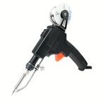Handheld Soldering Gun Set for Manual Tin Feeding 110v, Soldering Iron Kit, Desoldering Pump, Tweezers for Circuit Board, Home DIY, Electronic Repair